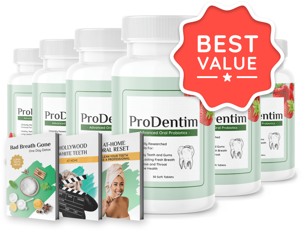 6 Bottles of ProDentim with Bonuses